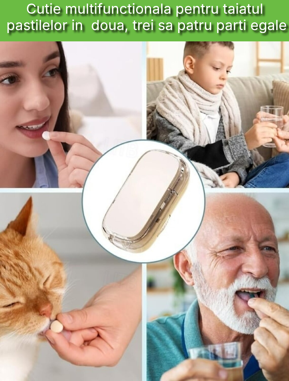 Tocator Multifuncțional de Pastile – Precizie, Siguranță și Confort în Fiecare Doză