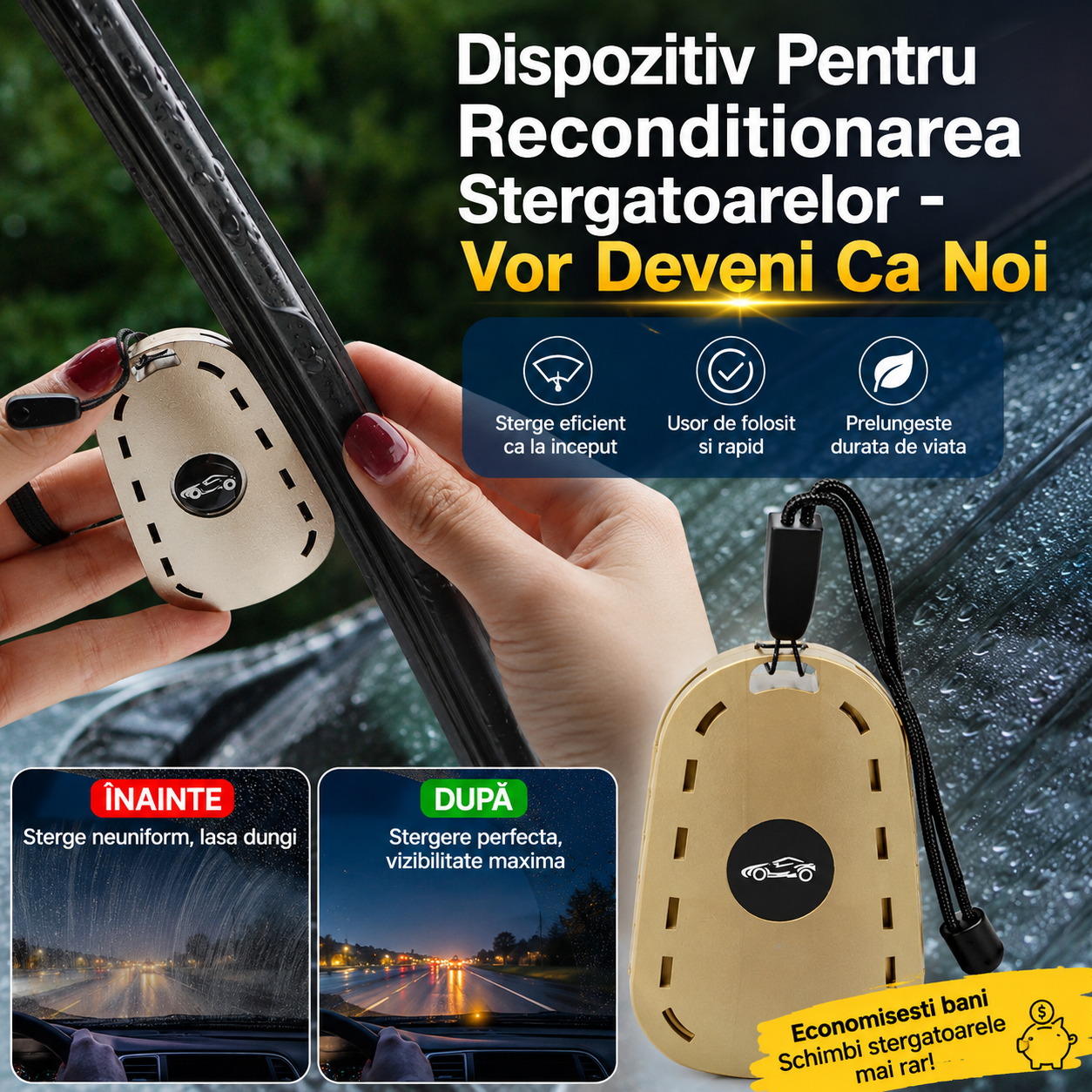 Dispozitiv Pentru Reparatia Stergatoarelor - Vor Deveni Ca Noi