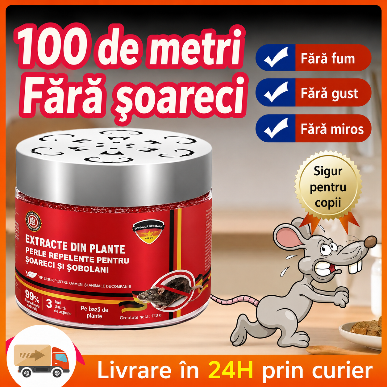 Recipient împotriva șoarecilor și șobolanilor