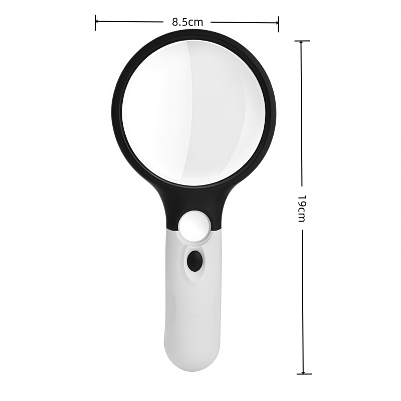 Lupă cu Lumină LED pentru Citit, Cusut și Lucru Manual — Vedere Clară, Fără Efort, pentru Ochi Obosiți