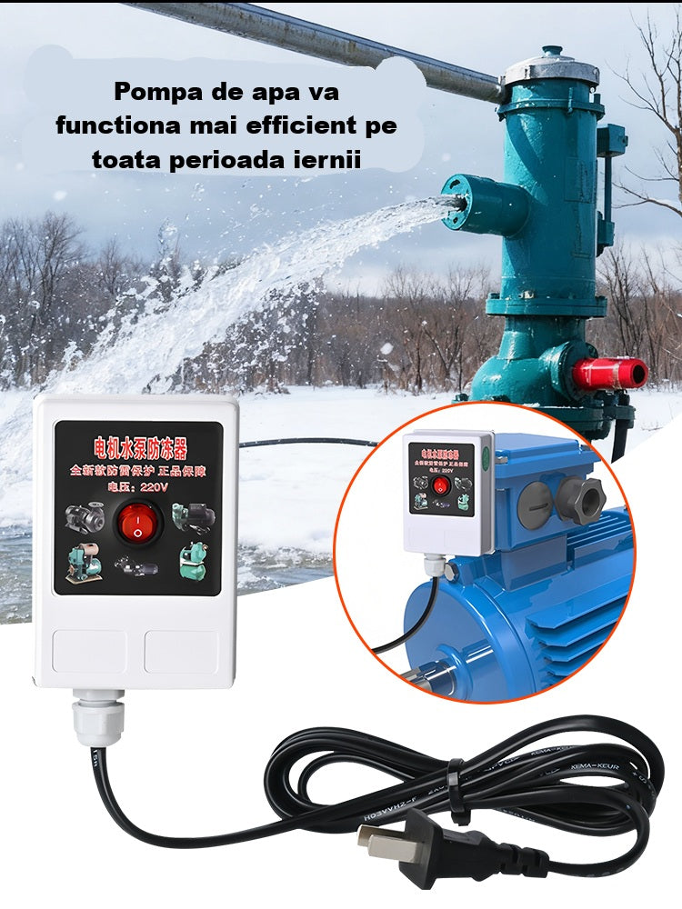 Dispozitiv Anti-Îngheț cu Încălzire Integrată pentru Pompa de Apă & Hidrofoare – 220V