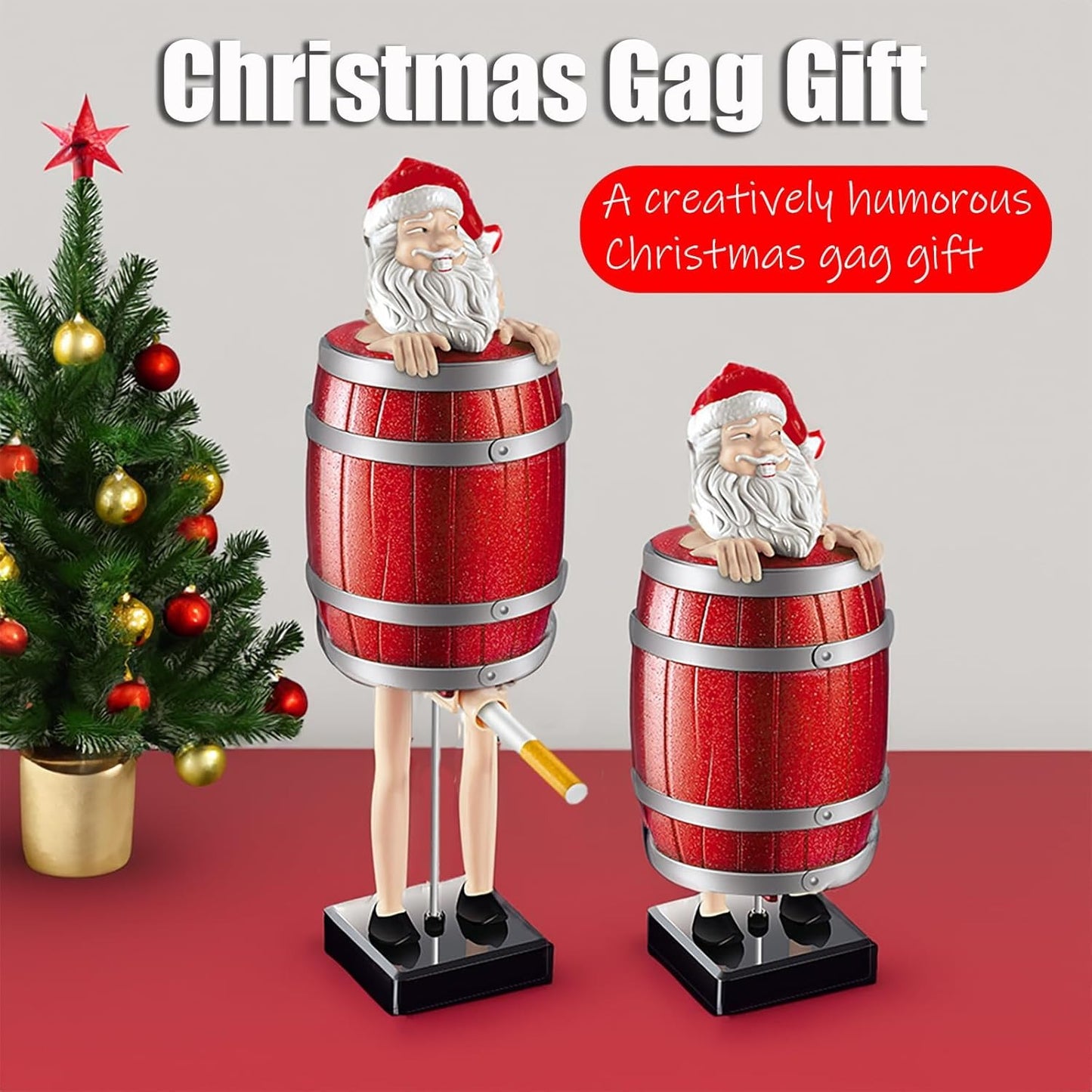 Moș Crăciun Dozator de Țigări – Cadoul Perfect Care Va Stârni Râsete!