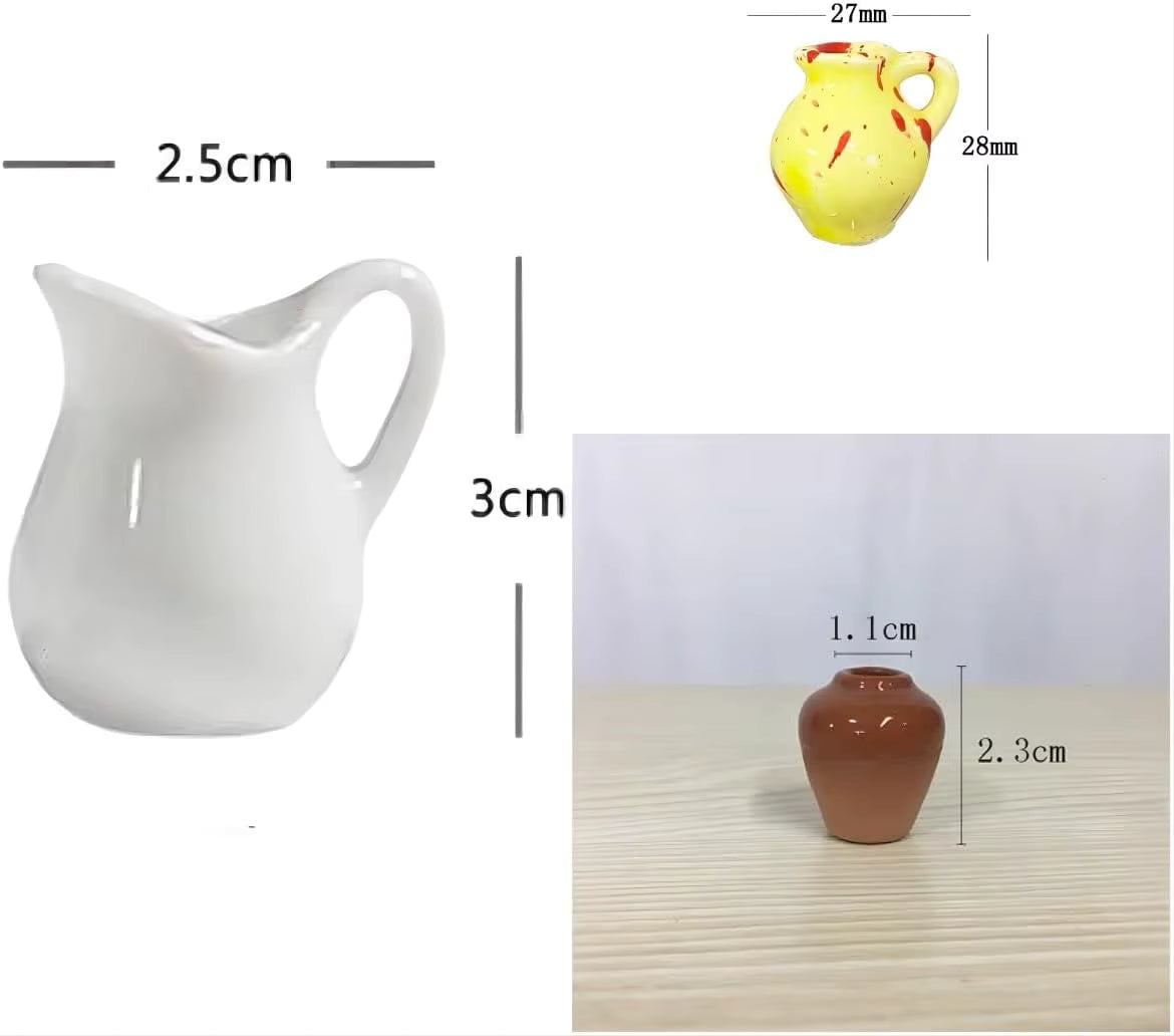Set 8 Mini Vaze Ceramice Magentice Pentru Frigider – Transformă Orice Loc în unul Plin de Natura