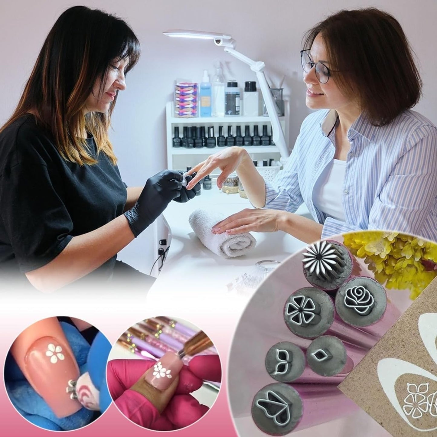 Set 6 Stilouri Tip Stampila pentru Unghii ART on Nail™