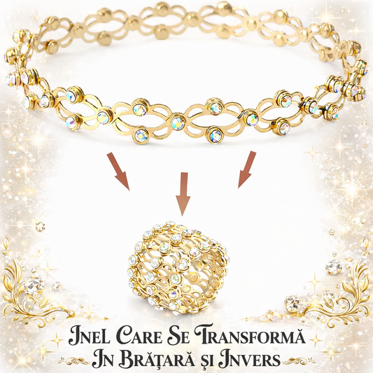 Inel care se transformă în brățară și invers