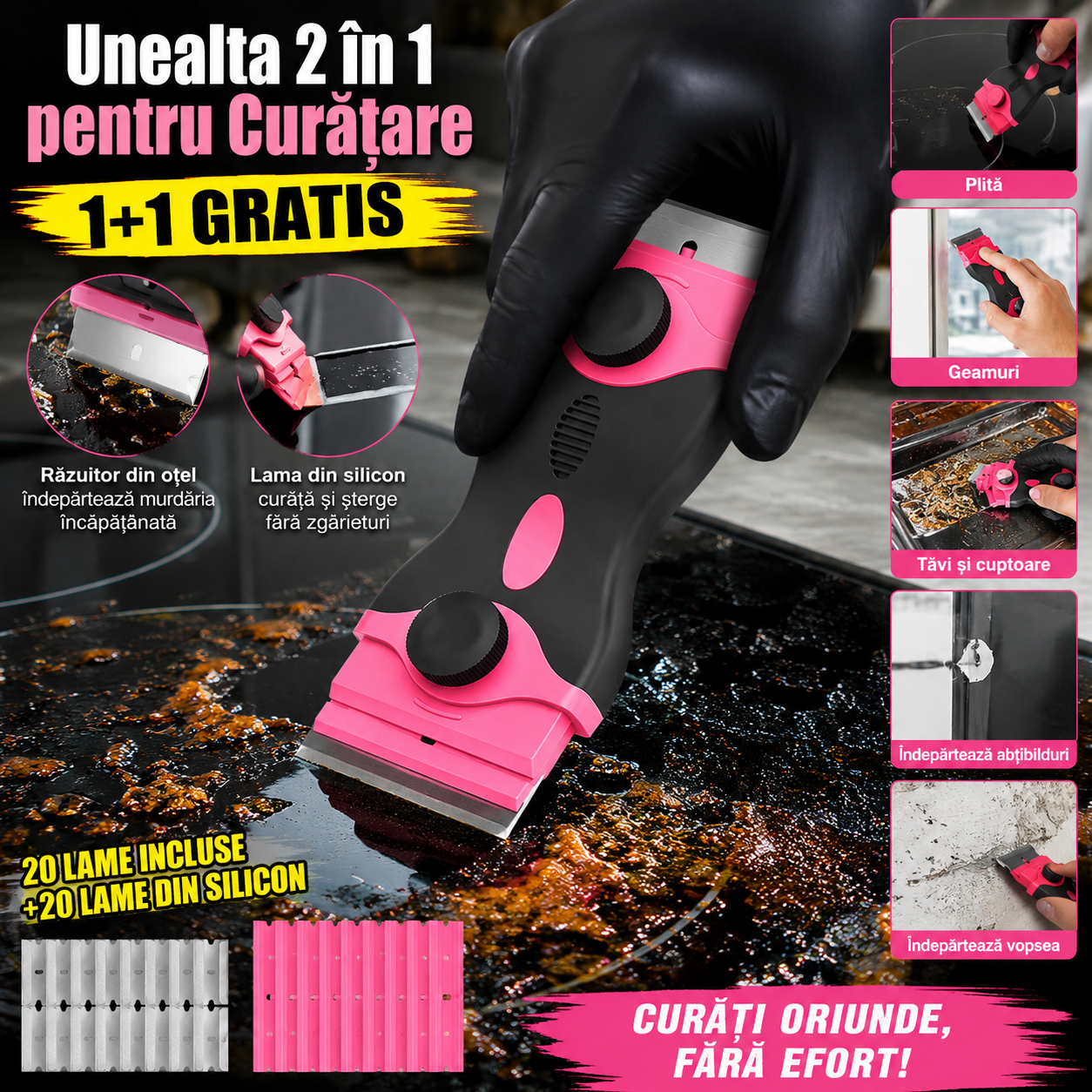 Unealta 2 în 1 pentru Curățare (1+1 Gratis)