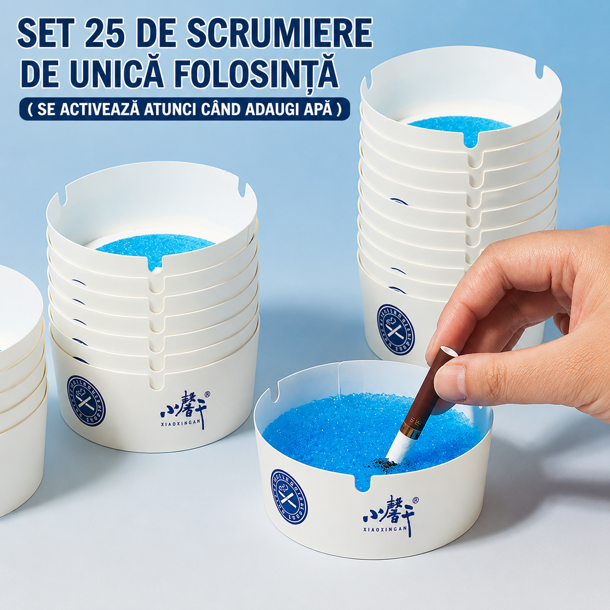 Set 25 De Scrumiere De Unica Folosinta  ( Se Activeaza atunci cand adaugi apa)
