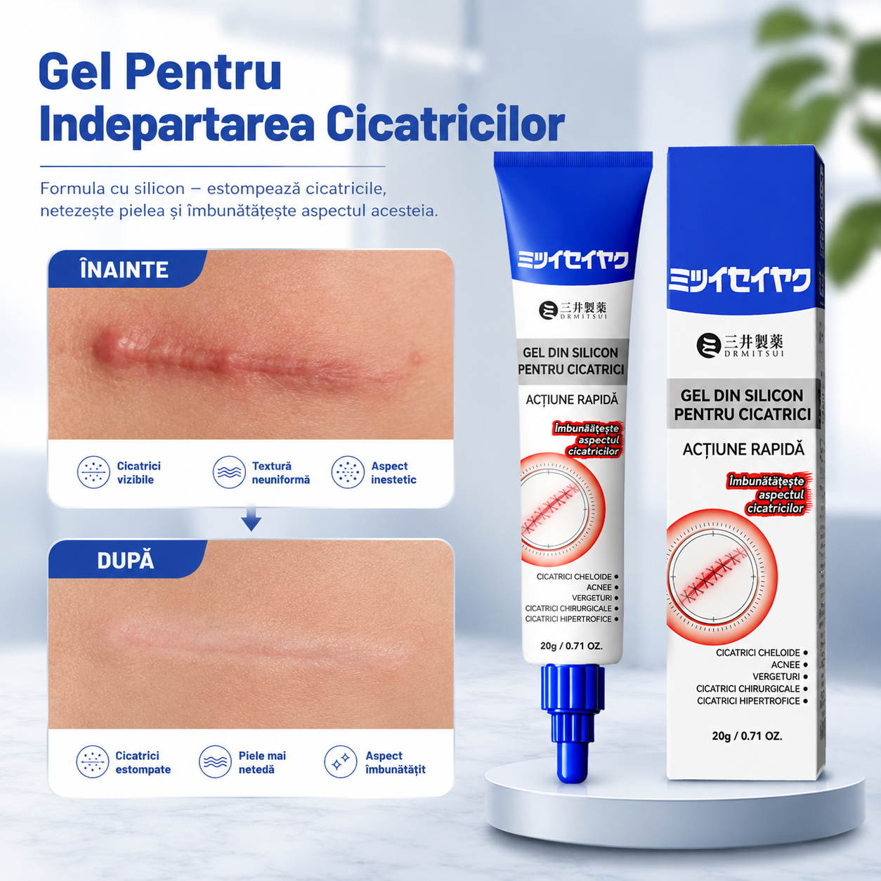 Gel Pentru Indepartarea Cicatricilor