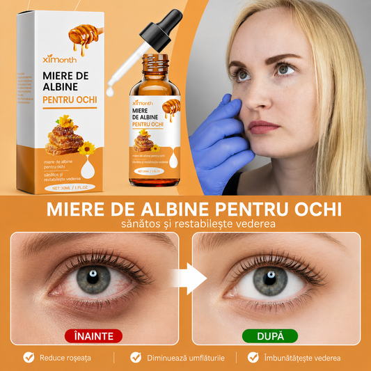 Picaturi cu extract de miere pentru ochi