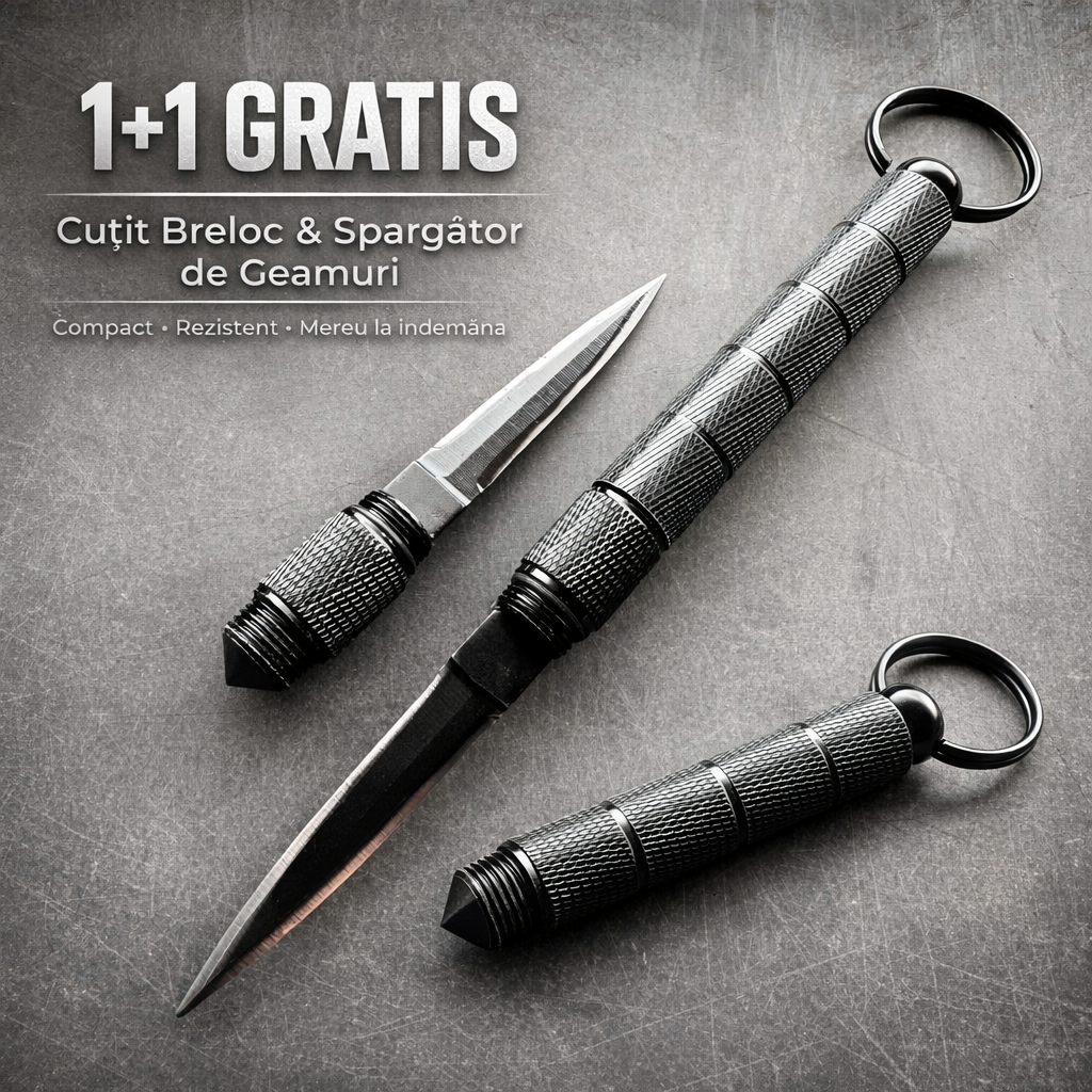 SET 1+1 GRATIS Cutit Breloc Multifuncțional – Compact, Durabil & Perfect pentru Drumeții și Activități de Zi cu Zi