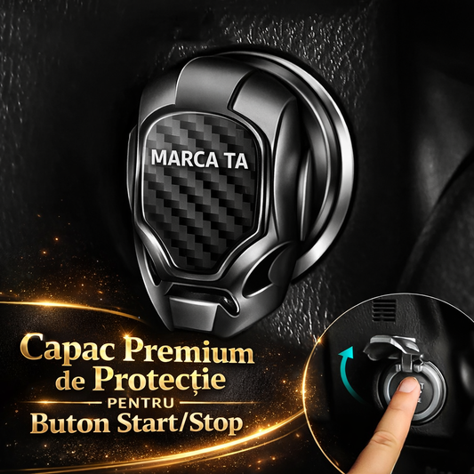 Capac Premium de Protecție pentru Buton Start/Stop & Cheie Auto - Protectie si stil