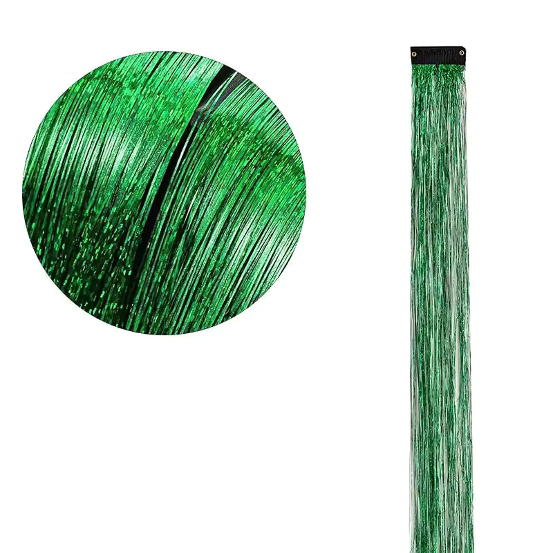 Set Suvițe Sclipitoare pentru Păr ( 1 Set Are 4 BUC Suvite 90CM)