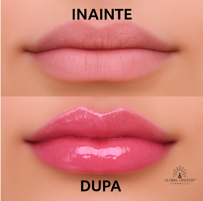 Ulei pentru Buze Stralucitoare - Hidratare intensă, Catifelare și Protecție împotriva uscării.