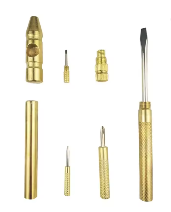 Ciocan Multifuncțional 6 în 1 cu Șurubelnițe Ascunse – Design Compact, Elegant și Extrem de Practic