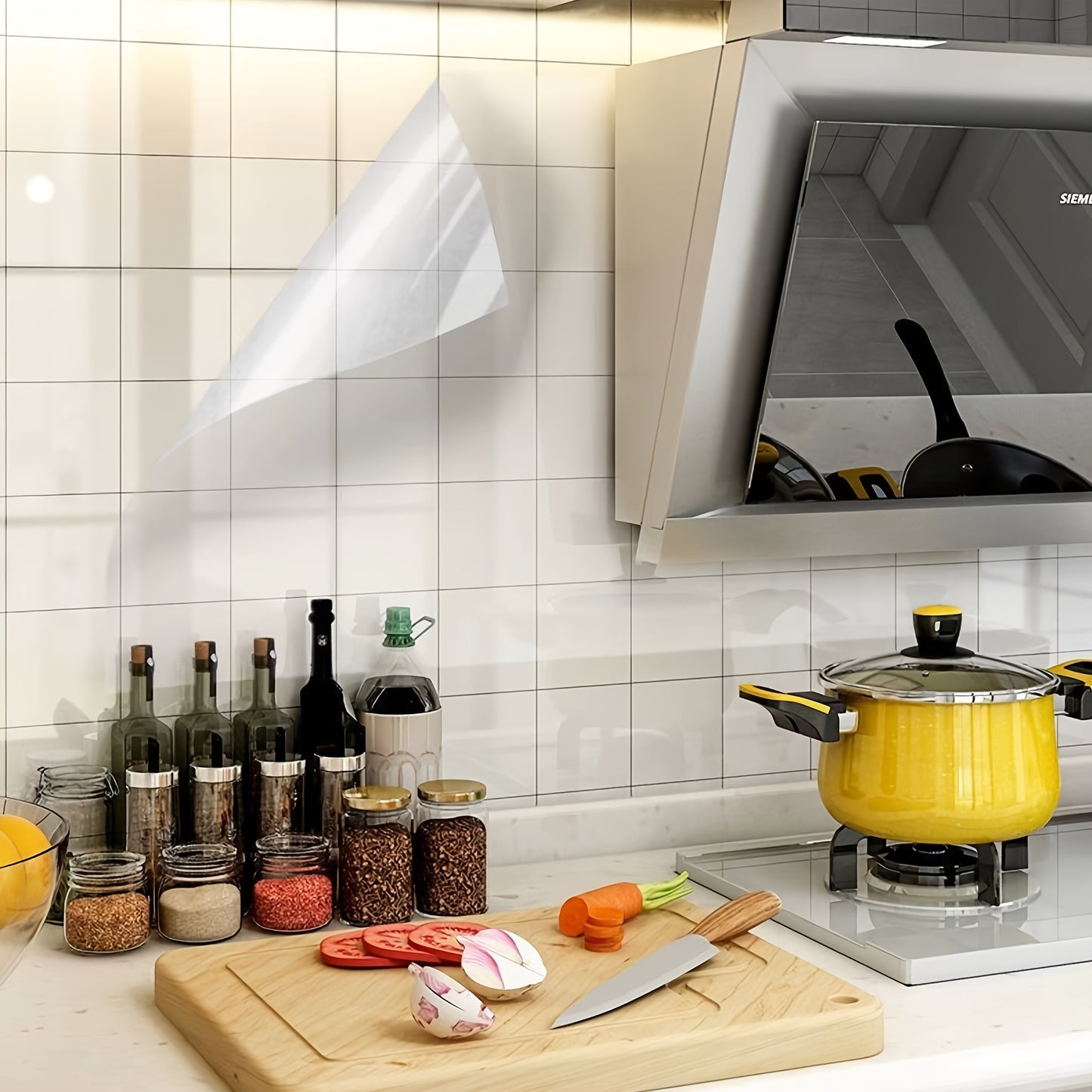 Folie De Protecție Electrostatică Pentru Orice Suprafață, Autocolantă, Rezistentă La Temperaturi Mari, Împotriva Grăsimilor Și Mizeriei Etc