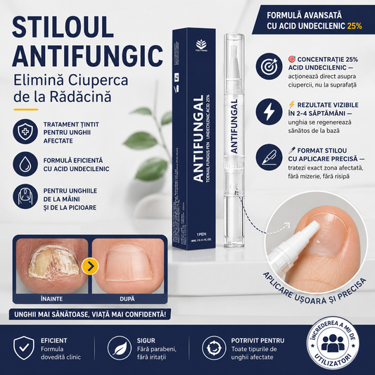Set 1+1 GRATIS Stilouri cu Ulei Antifungic  —  Elimină Ciuperca Unghiei