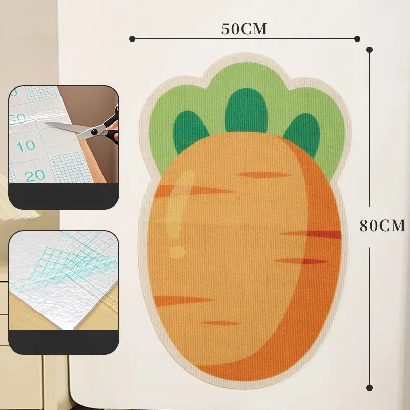 Morcovel - Suprafață de zgâriat pentru pisica ta (50x80 cm) + jucărie de pluș interactivă GRATIS