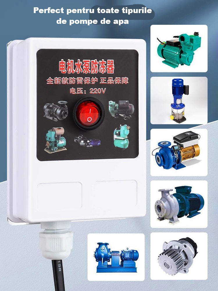 Dispozitiv Anti-Îngheț cu Încălzire Integrată pentru Pompa de Apă & Hidrofoare – 220V