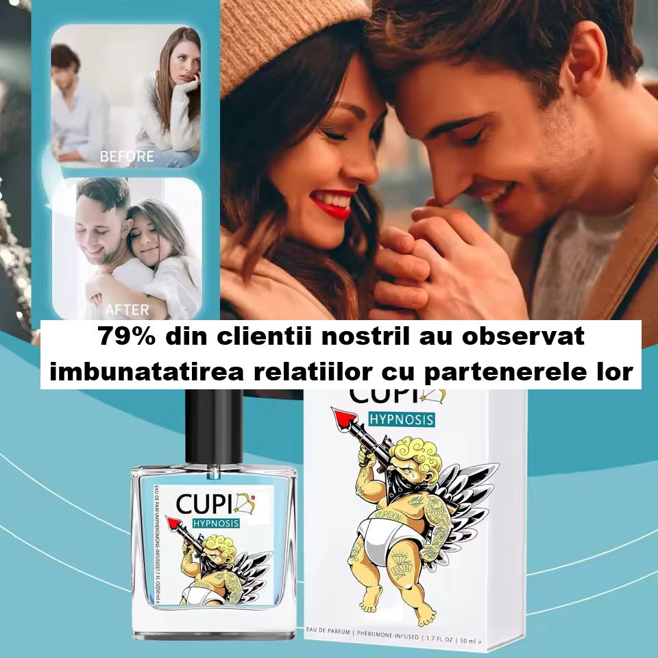 Parfum Cupidon cu Feromoni pentru Bărbați – Atracție, Încredere & Magnetism Masculin 50ml