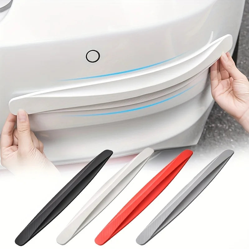 Set 2x Protecții Auto din Silicon – Anti-Zgârieturi, Mascare Imperfecțiuni, Model Carbon