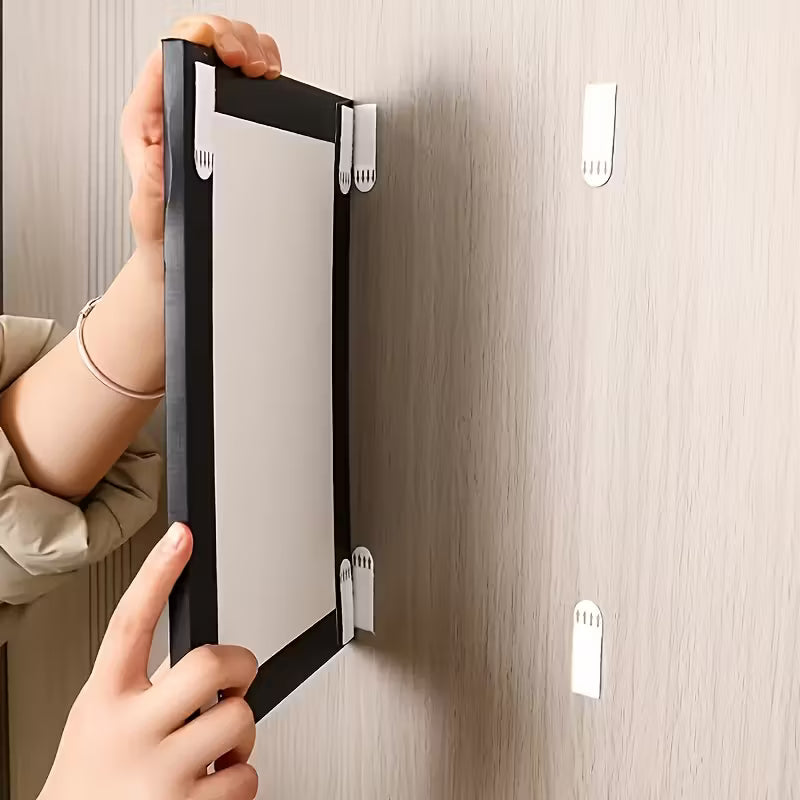 Set 10 Benzi Adezive pentru Agățat Tablouri, Icoane, Prins covoare etc – Fără Găurire, Fără Urme